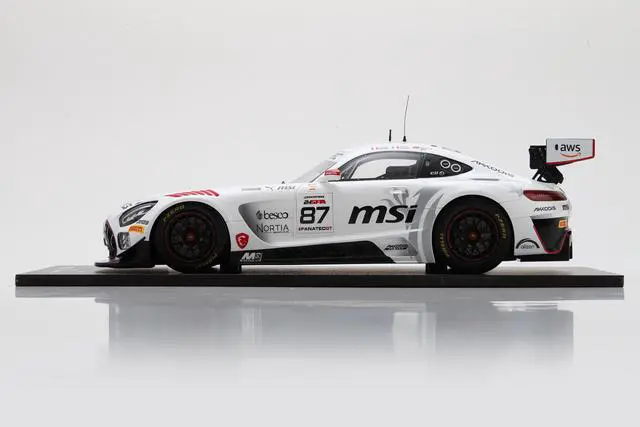 Alt view image 4 of 9 - MSI Gaming Laptop Gift - 1:18 Mercedes AMG GT3