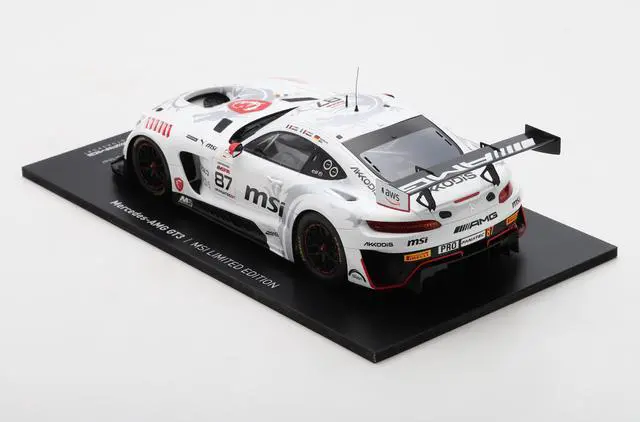 Alt view image 7 of 9 - MSI Gaming Laptop Gift - 1:18 Mercedes AMG GT3
