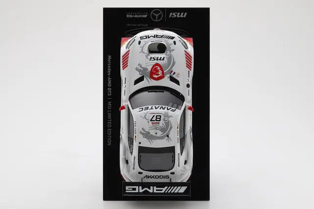 Alt view image 9 of 9 - MSI Gaming Laptop Gift - 1:18 Mercedes AMG GT3