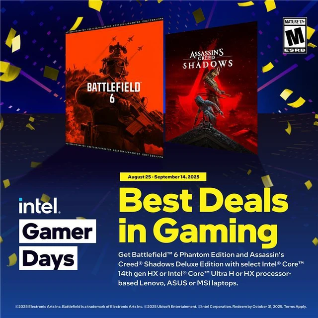 Main image of Intel Gamer Days Platinum Bundle - 2025
