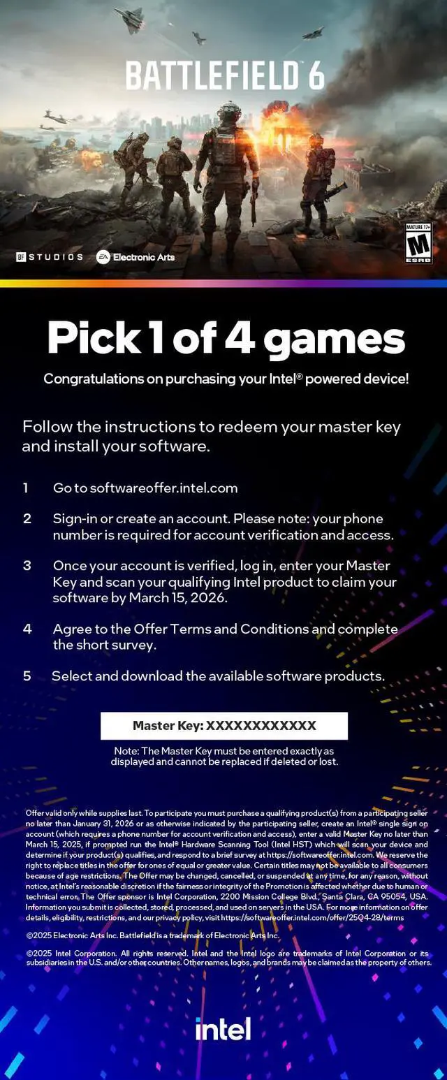 Alt view image 2 of 2 - Intel Holiday Bundle - 2025