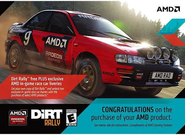 Main image of AMD Gift AMD Dirt Rally Game Code - OEM