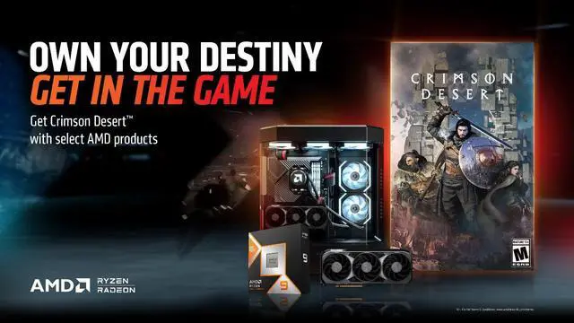 Main image of AMD Gift - AMD Crimson Desert Game Bundle Q1'26