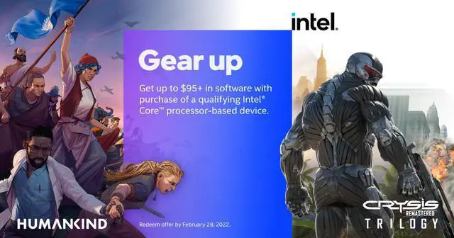 Main image of Intel 2021 Holiday Game Bundle (Crysis Remastered Trilogy & Humankind)