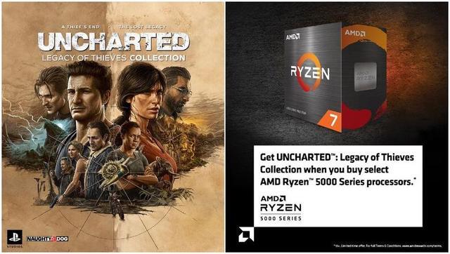 Main image of AMD Gift - UNCHARTED Game Bundle