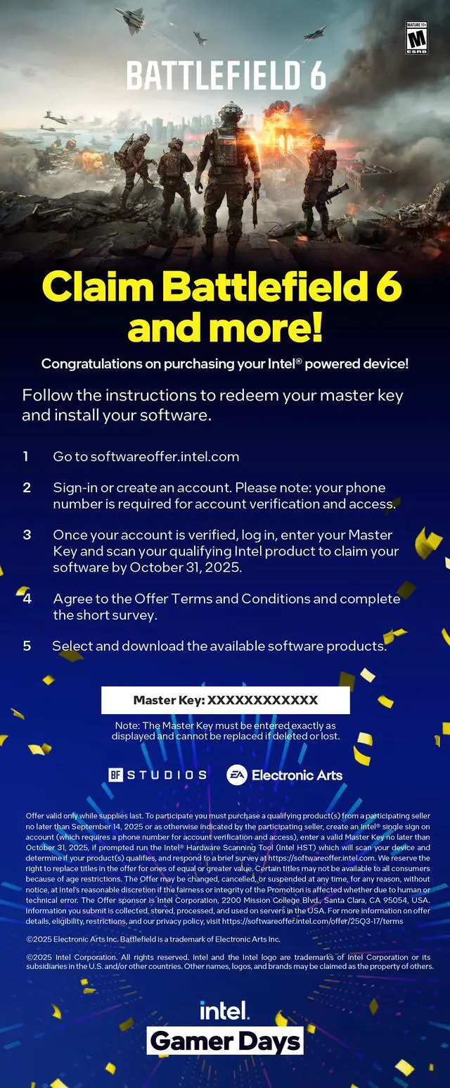 Alt view image 2 of 2 - Intel Gamer Days Bundle - 2025