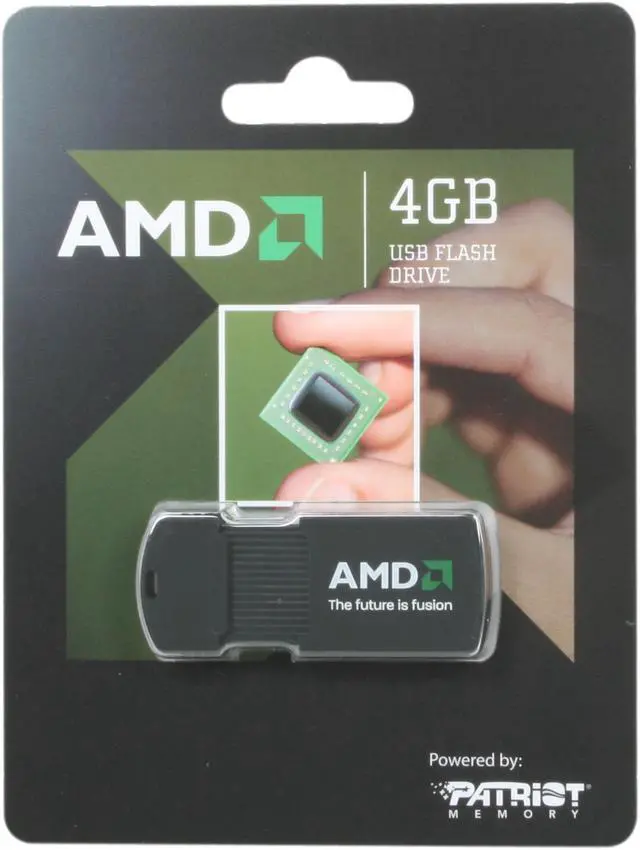 Alt view image 3 of 3 - AMD Gift - Extreme Performance Xporter Rage 4GB USB 2.0 Flash Drive