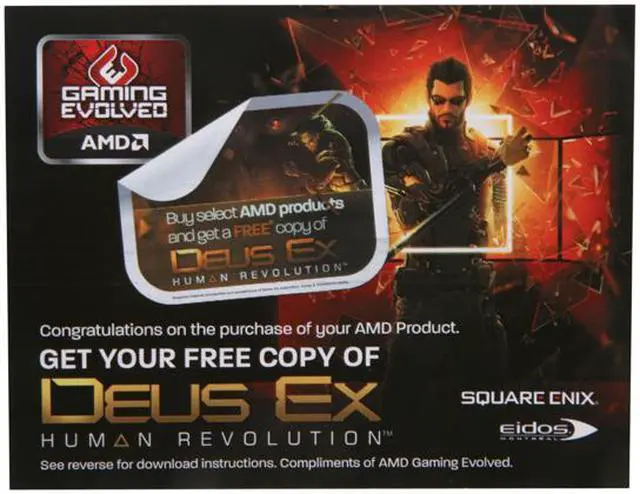 Main image of AMD Gift - Deus Ex game coupon
