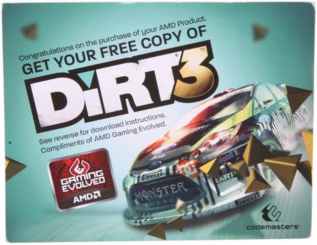 Main image of AMD Gift - Dirt3 Game Coupon - OEM