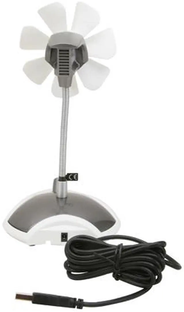 Alt view image 4 of 5 - ARCTIC Breeze Pro USB-Powered 92mm Desktop Fan, Adjustable Fan Speed, 4-Port USB Hub - White