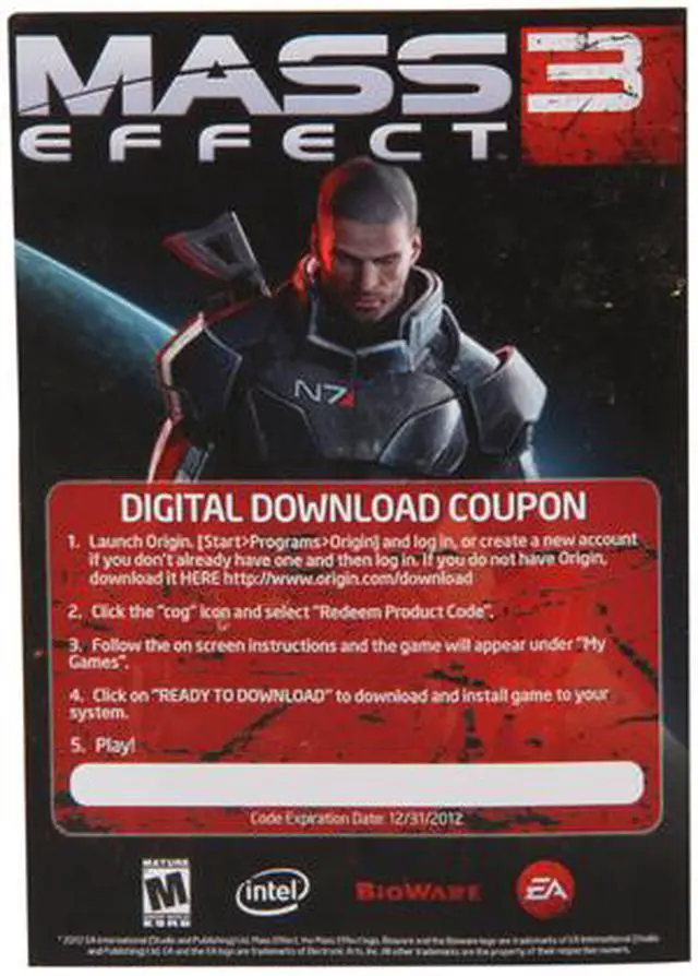 Main image of EA Mass Effect 3 Game Coupon
