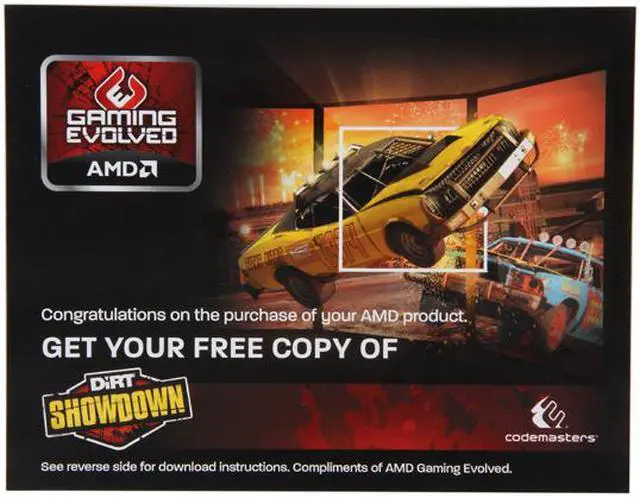 Main image of AMD Gift - Dirt SHOWDOWN Gift Coupon