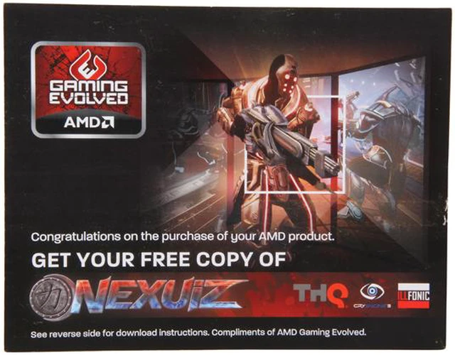 AMD Gift - NEXUiZ Free Coupon - Newegg.com