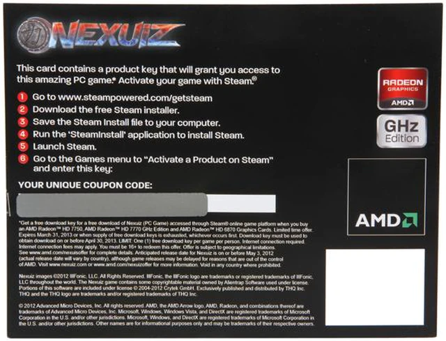 AMD Gift - NEXUiZ Free Coupon - Newegg.com