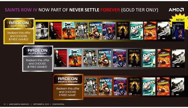 Alt view image 3 of 3 - AMD GIFT - RADEON BRONZE REWARD for ONE FREE Game