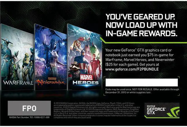 Main image of NVIDIA $75 Value In-Game Coin Coupon II