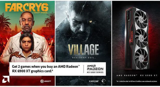 Main image of AMD Gift - Far Cry 6, Resident Evil 8 and 1 month XBox Game Pass for PC - OEM