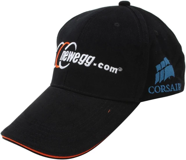 Main image of Newegg Black Baseball Cap with "Corsair" Logo - OEM