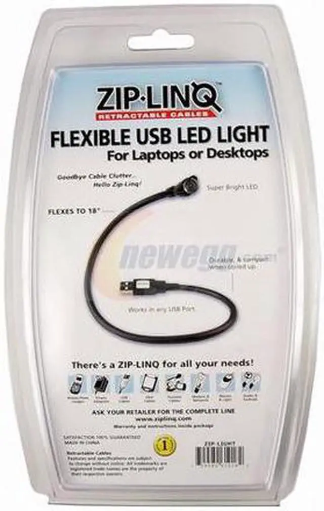 Alt view image 3 of 3 - ZIP-LINQ ZIP-LIGHT USB Notebook Light