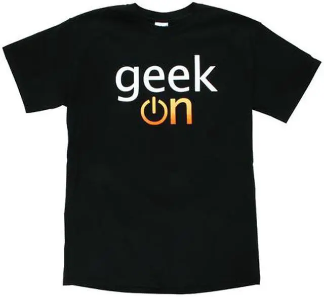 Main image of Limited Edition Geek On Black T-Shirts Small