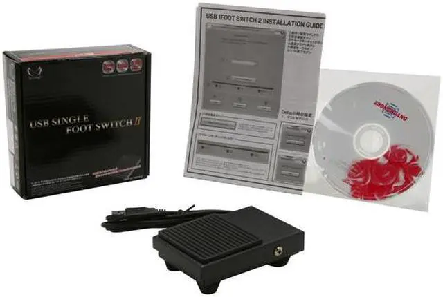 Alt view image 5 of 5 - Scythe USB-1FS-2 USB Foot Switch 2 Single