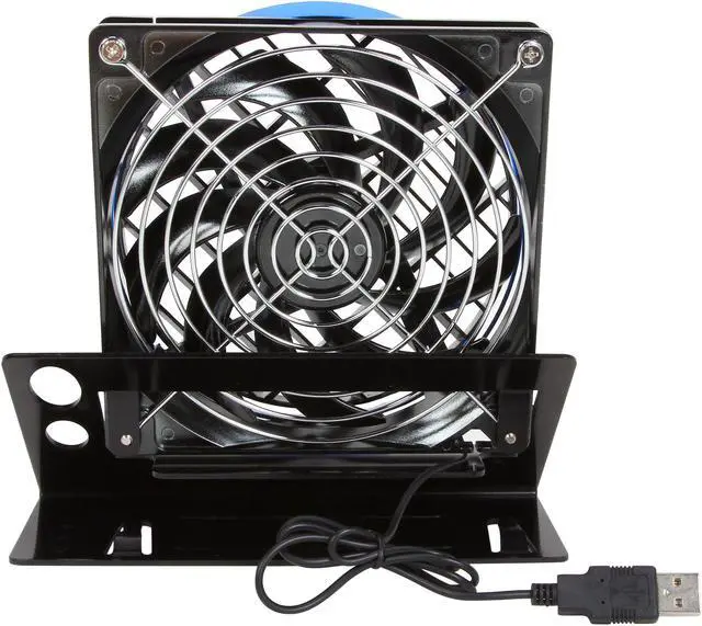 Alt view image 4 of 6 - TITAN TTC-NF01TZ/BB USB Fan, Alumin. Base w/Speed Control