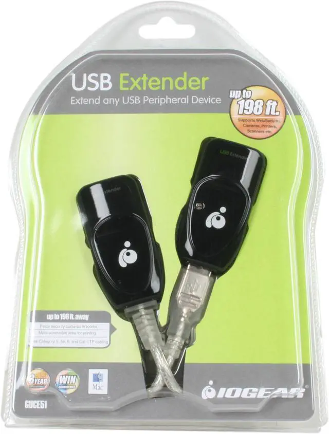 Alt view image 6 of 6 - IOGEAR GUCE51 USB Ethernet Extender