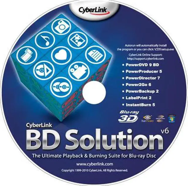 Main image of LITE-ON Cyberlink BD solution OEM version with 3D support - OEM