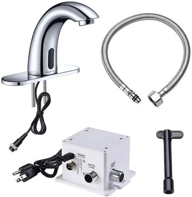 Main image of Automatic Electronic Sensor Touchless Faucet Hands Free Bathroom Vessel Sink Tap