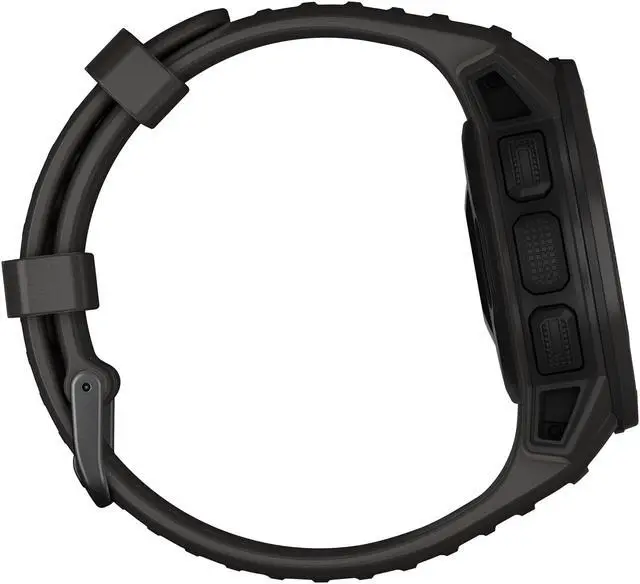 Alt view image 9 of 10 - Garmin Instinct Solar Standard Edition Graphite (010-02293-10)