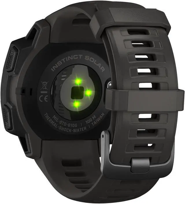 Alt view image 10 of 10 - Garmin Instinct Solar Standard Edition Graphite (010-02293-10)