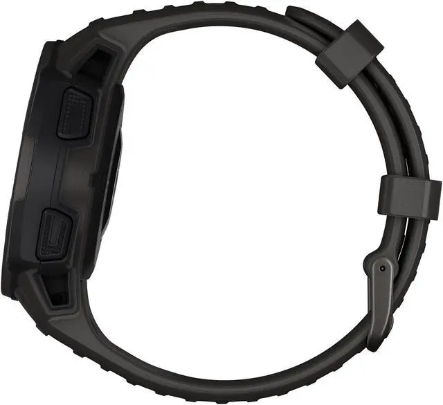 Alt view image 8 of 10 - Garmin Instinct Solar Standard Edition Graphite (010-02293-10)