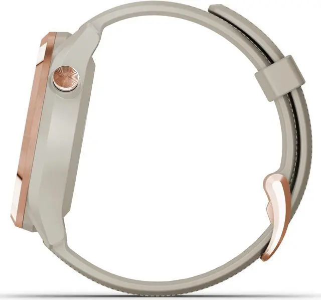 Alt view image 2 of 4 - Garmin Approach S42, Rose Gold with Light Sand band | Smart Watch 010-02572-12