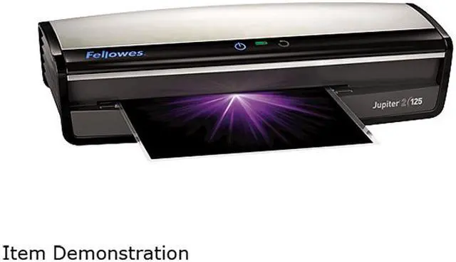 Alt view image 3 of 4 - Fellowes 5734101 Jupiter 2 125 Laminator with Pouch Starter Kit - Black/Silver