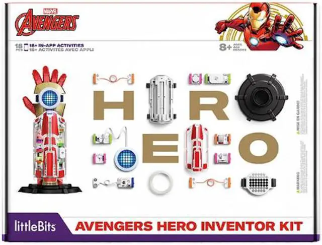 Alt view image 3 of 6 - littleBits 680-0017 Avengers Hero Inventor Kit