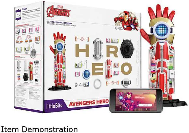 Alt view image 6 of 6 - littleBits 680-0017 Avengers Hero Inventor Kit