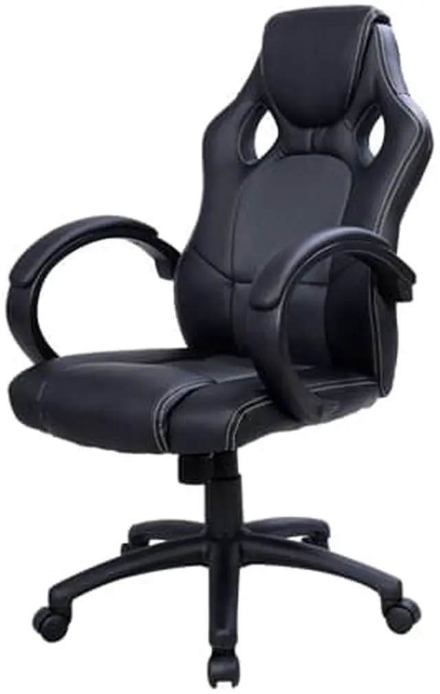 Alt view image 3 of 8 - TygerClaw "TYFC210033" Executive High Back Gaming Style Chair (Black)
