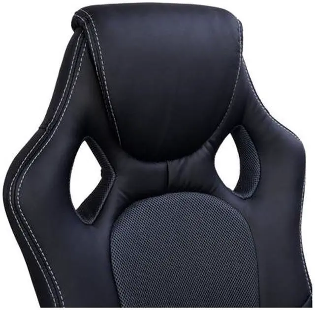 Alt view image 5 of 8 - TygerClaw "TYFC210033" Executive High Back Gaming Style Chair (Black)