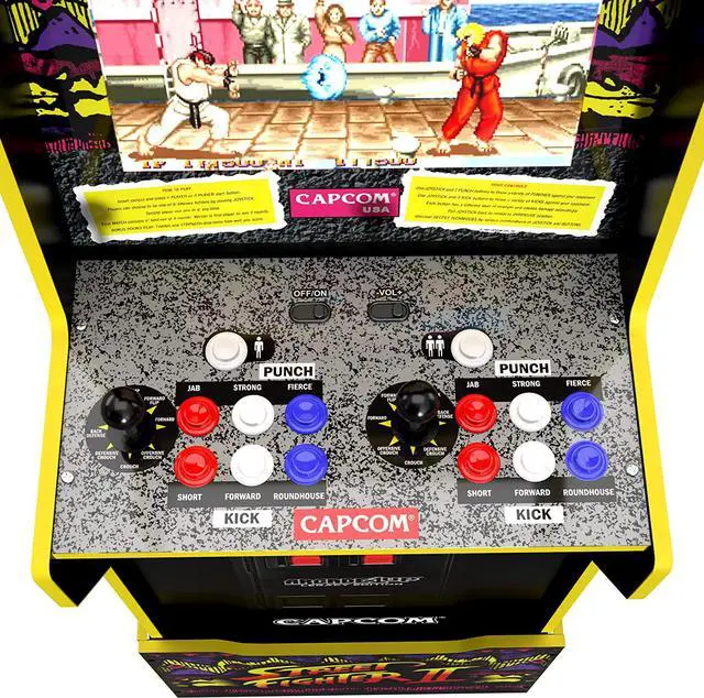 Alt view image 2 of 8 - Arcade1Up Street Fighter 2 Arcade Machine with Riser