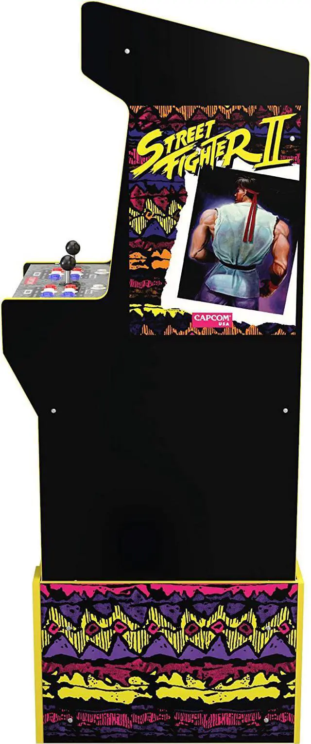 Alt view image 6 of 8 - Arcade1Up Street Fighter 2 Arcade Machine with Riser