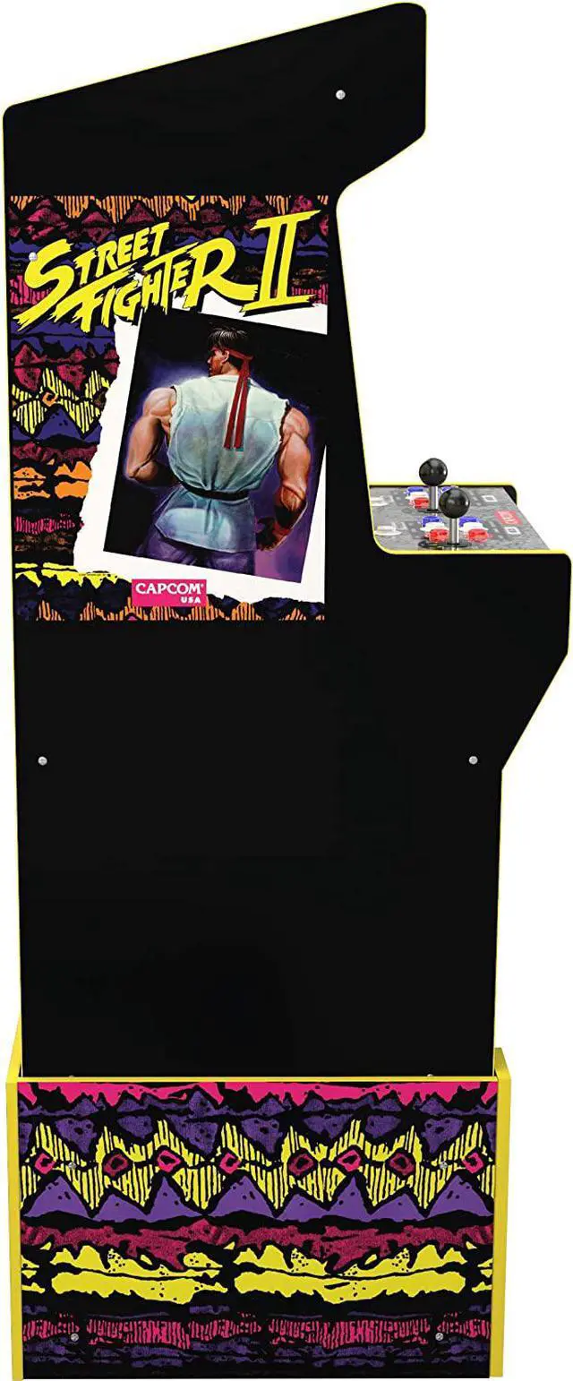 Alt view image 7 of 8 - Arcade1Up Street Fighter 2 Arcade Machine with Riser