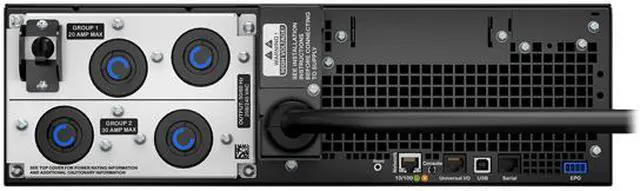 Alt view image 5 of 6 - APC SCHNEIDER ELECTRIC IT CONTAINER SRT5KRMXLT SMARTUPS SRT 5000VA RM 208V