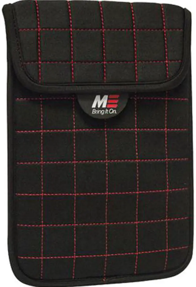 Main image of Mobile Edge - NeoGrid Sleeve for 7" Tablets/E-Readers -  Black w/Red Stitching