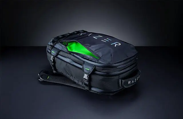 Alt view image 4 of 7 - Razer Rogue 17" Backpack V3 Chromatic - Tear & Water-Resistant Exterior