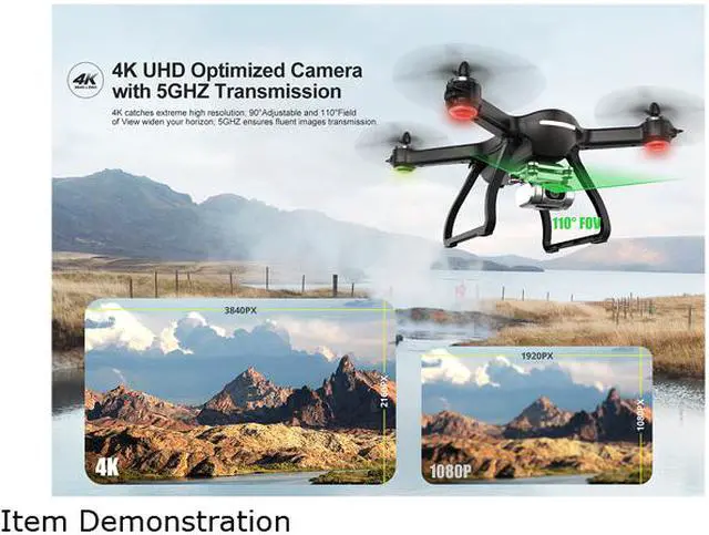 Alt view image 5 of 7 - Holy Stone HS700D FPV GPS Drone with 4K UHD Camera Live Video, Brushless Motor, 5G WiFi Transmission