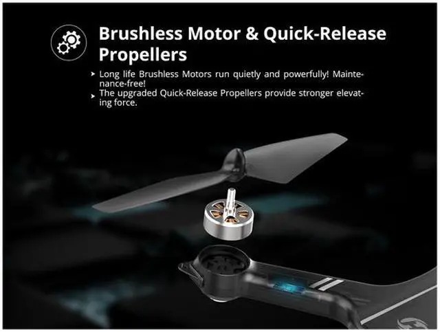 Alt view image 4 of 7 - Holy Stone HS700D FPV GPS Drone with 4K UHD Camera Live Video, Brushless Motor, 5G WiFi Transmission