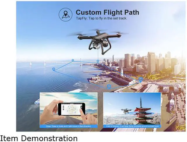Alt view image 6 of 7 - Holy Stone HS700D FPV GPS Drone with 4K UHD Camera Live Video, Brushless Motor, 5G WiFi Transmission