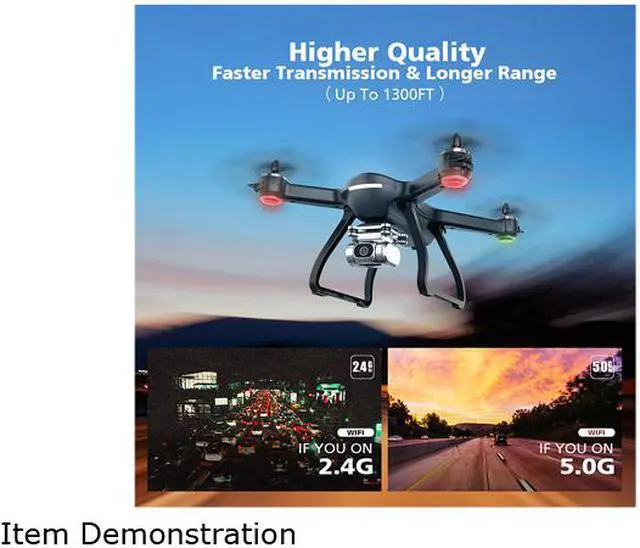 Alt view image 8 of 7 - Holy Stone HS700D FPV GPS Drone with 4K UHD Camera Live Video, Brushless Motor, 5G WiFi Transmission