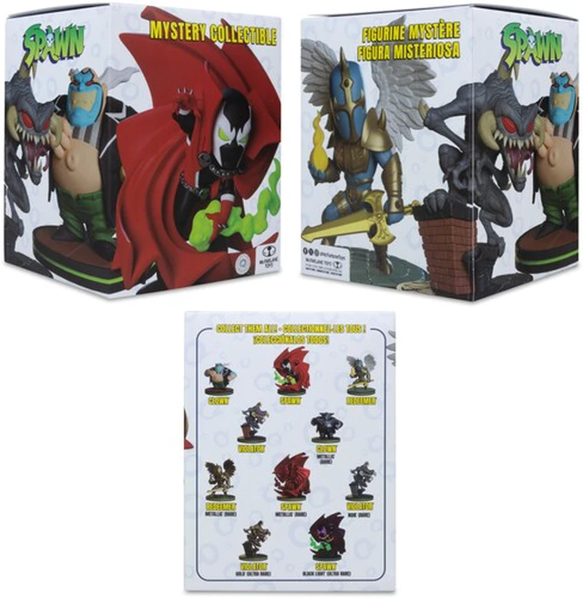 Alt view image 3 of 3 - McFarlane Toys - Spawn - QMx - Q-Fig 3.5" Posed Figure Blind Box 8-Piece PDQ - 20340
