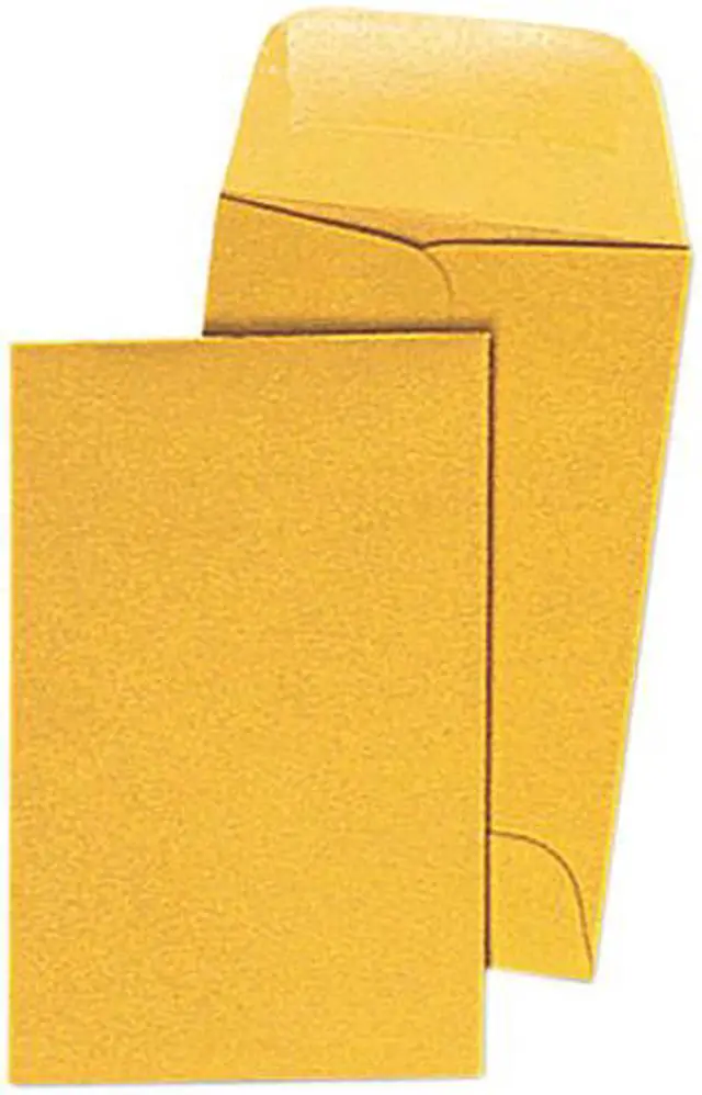 Main image of Universal 35300 Kraft Coin Envelope- #1- Light Brown- 500/Box